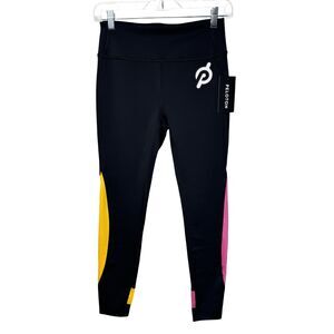 Peloton Pants Womens Small Black Multi‎ Push Your Boundaries Colorblock Leggings